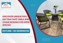 Discover Unique Poly Rattan Café Table and Chair Designs for Open Spaces Discover Unique Poly Rattan Café Table and Chair Designs for Open Spaces