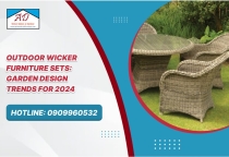 Outdoor Wicker Furniture Sets: Garden Design Trends for 2024 Outdoor Wicker Furniture Sets: Garden Design Trends for 2024