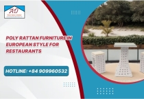 Poly Rattan Furniture in European Style for Restaurants Poly Rattan Furniture in European Style for Restaurants