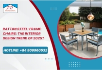 Rattan Steel-Frame Chairs: The Interior Design Trend of 2025? Rattan Steel-Frame Chairs: The Interior Design Trend of 2025?