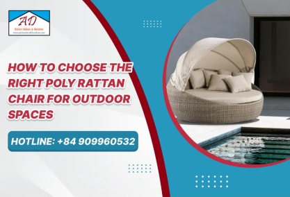 How to Choose the Right Poly Rattan Chair for Outdoor Spaces