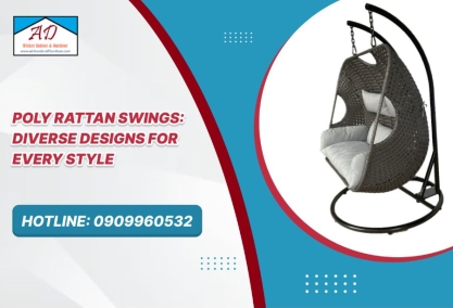 Poly Rattan Swings: Diverse Designs for Every Style