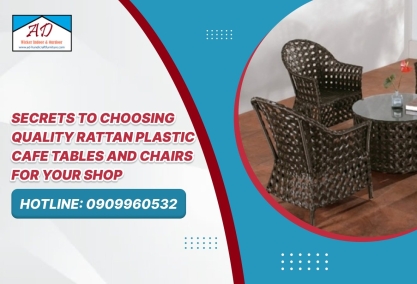 Secrets To Choosing Quality Rattan Plastic Cafe Tables And Chairs For Your Shop
