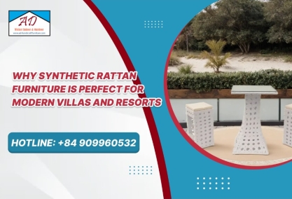 Why Synthetic Rattan Furniture is Perfect for Modern Villas and Resorts