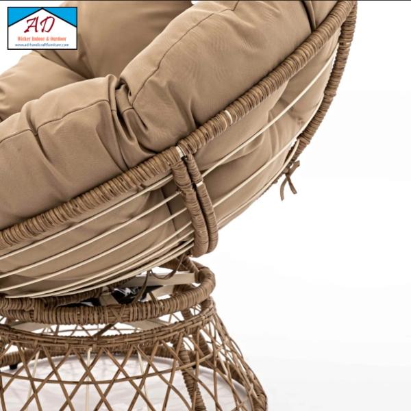 Swivel Papasan chairs encourage better sleep and relaxation