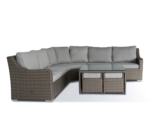 POLY RATTAN SECTIONAL SOFA SET 