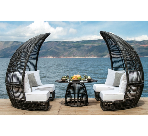 POLY RATTAN SAILING DAYBED - K/D