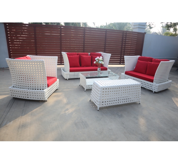 POLY RATTAN SOFA SET