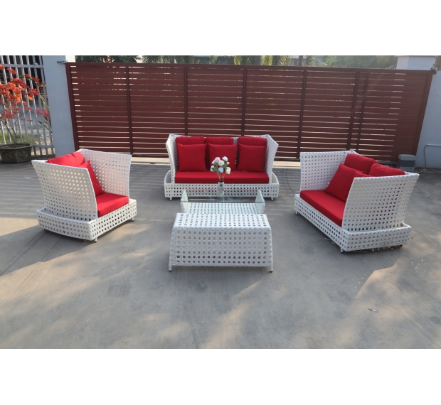 POLY RATTAN SOFA SET
