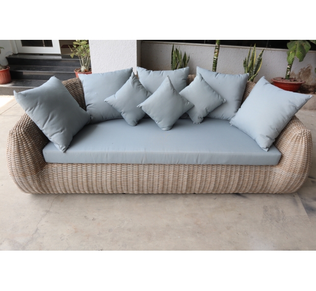 POLY RATTAN SOFA