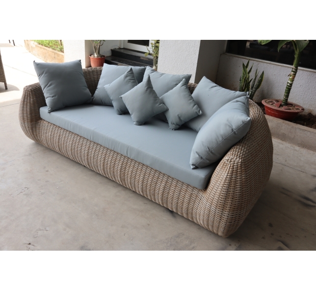 POLY RATTAN SOFA