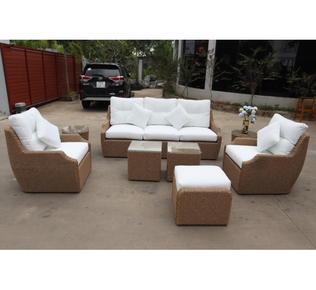 POLY RATTAN SOFA SET 