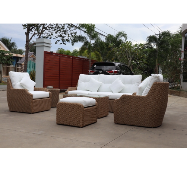 POLY RATTAN SOFA SET 