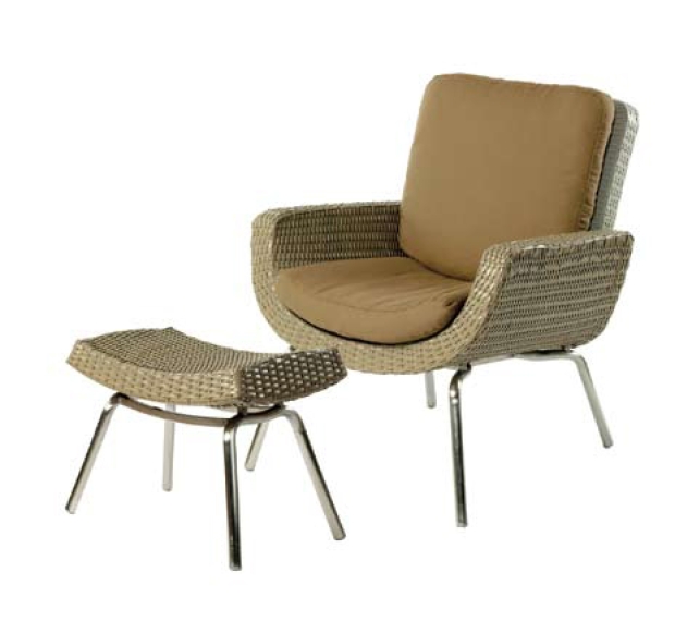 POLY RATTAN COFFEE SET