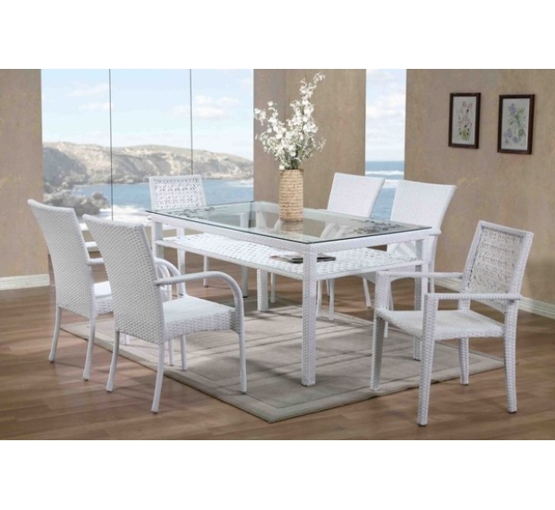 POLY RATTAN DINING SET