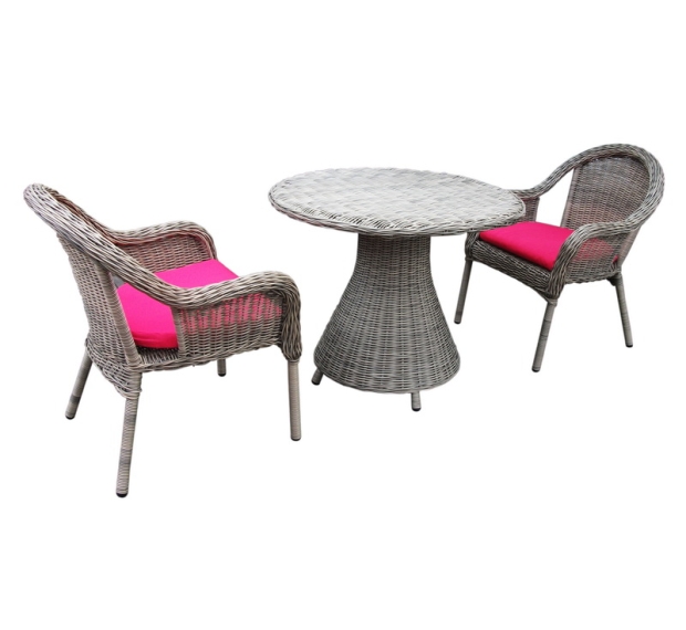 POLY RATTAN COFFEE SET