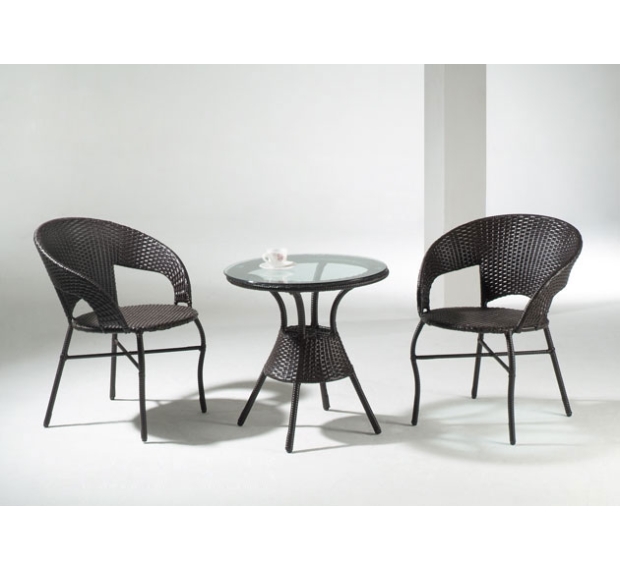POLY RATTAN COFFEE SET