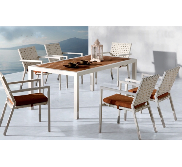POLY RATTAN COFFEE SET