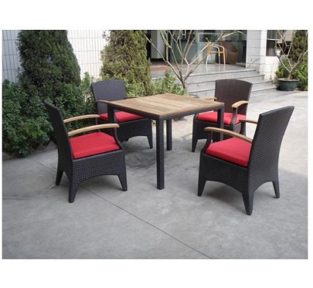 POLY RATTAN DINING SET
