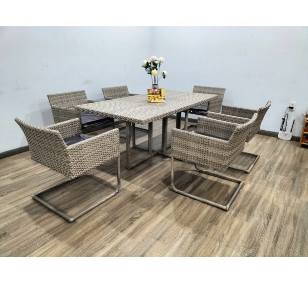 POLY RATTAN COFFEE SET