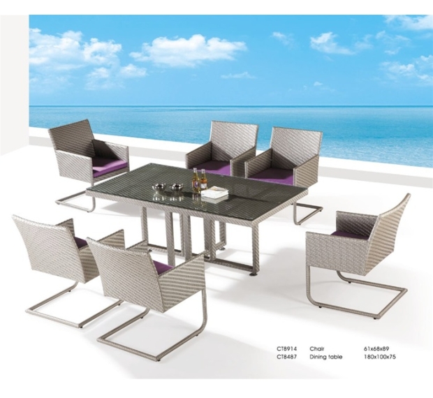 POLY RATTAN COFFEE SET