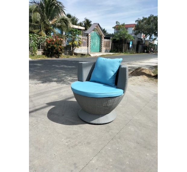 POLY RATTAN COFFEE SET