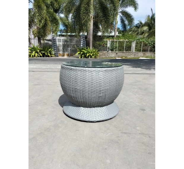 POLY RATTAN COFFEE SET