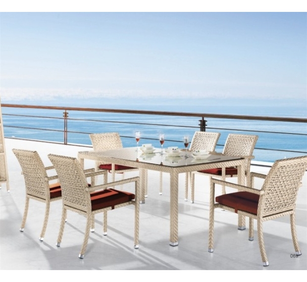 POLY RATTAN COFFEE SET