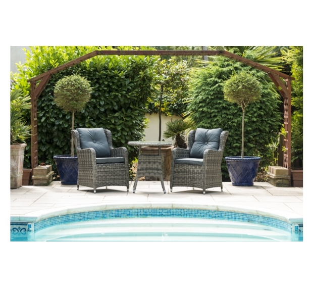 POLY RATTAN COFFEE SET