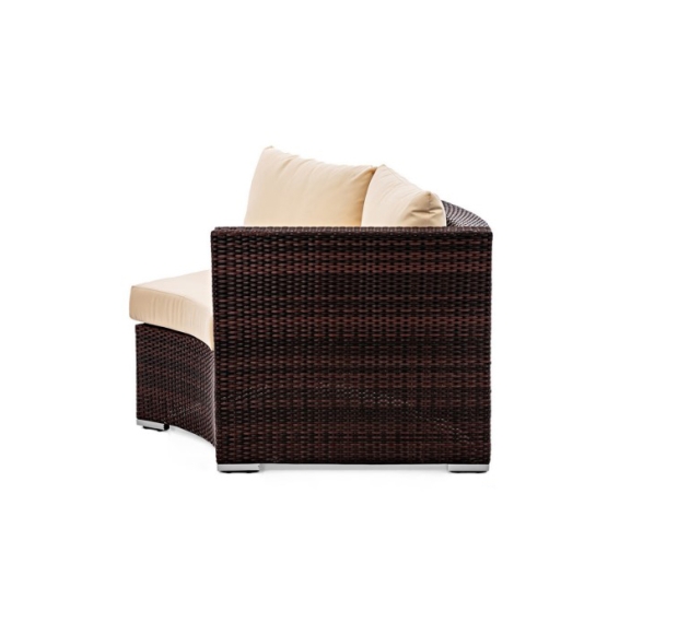 POLY RATTAN SECTIONAL SOFA SET 
