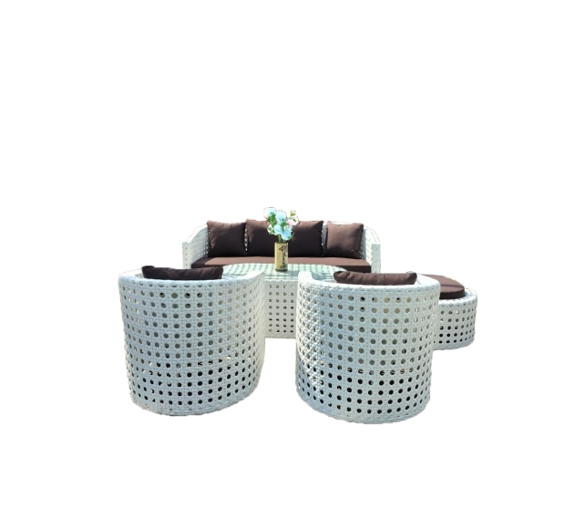 POLY RATTAN SOFA SET 
