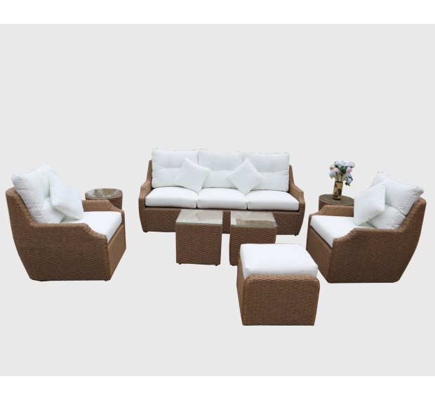 POLY RATTAN SOFA SET 