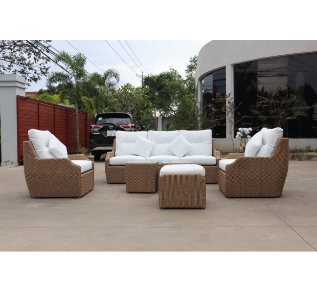 POLY RATTAN SOFA SET 