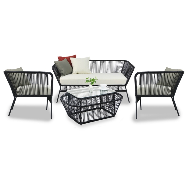 ROPE SOFA SET OF 4