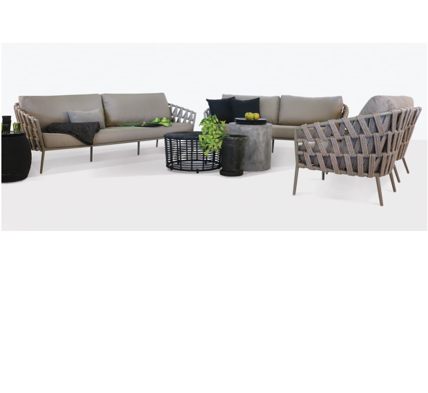 ROPE SOFA SET OF 4