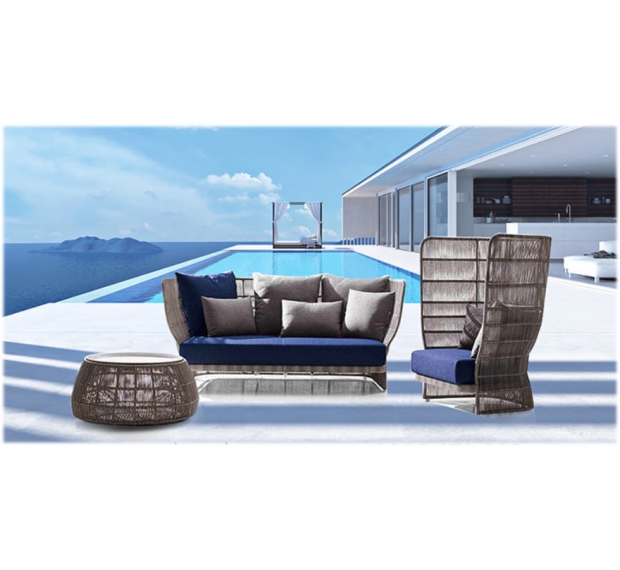 ROPE SOFA SET OF 4