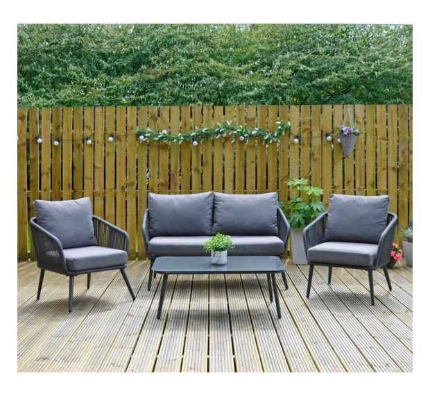 ROPE SOFA SET OF 4