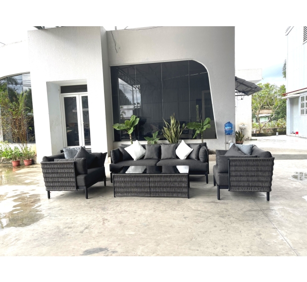 ROPE SOFA SET OF 4 