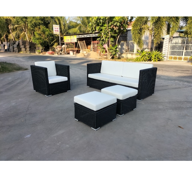 POLY RATTAN SOFA SET 