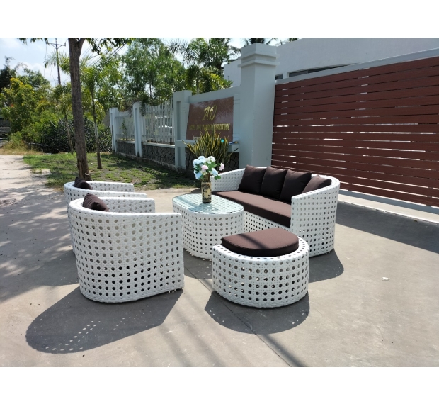 POLY RATTAN SOFA SET 