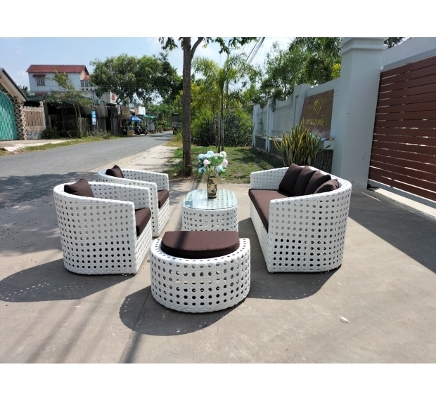POLY RATTAN SOFA SET 