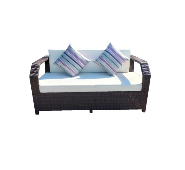 POLY RATTAN SOFA SET  (1)