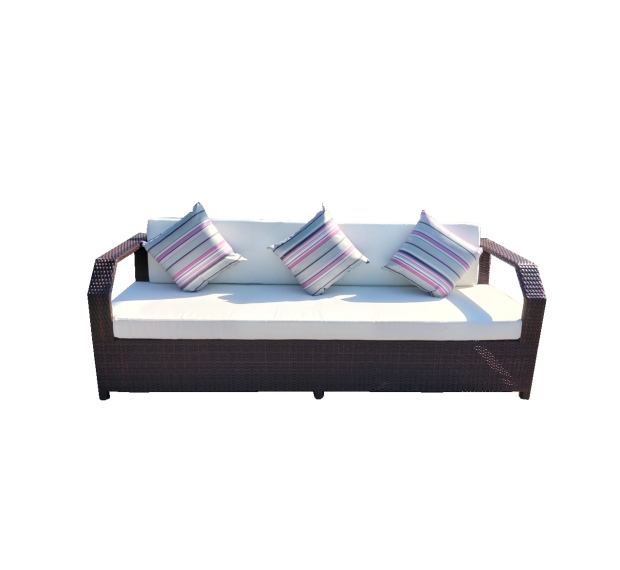 POLY RATTAN SOFA SET  (1)