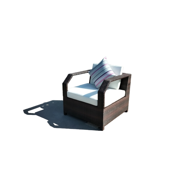 POLY RATTAN SOFA SET  (1)