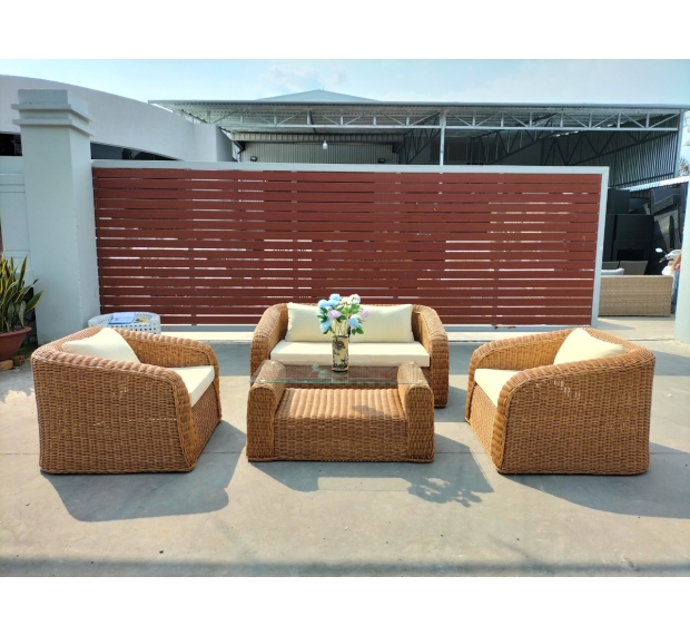 POLY RATTAN SOFA SET
