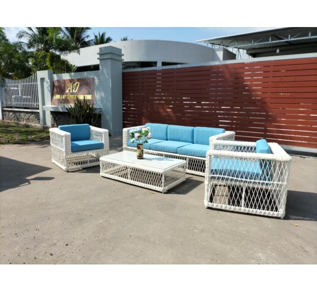POLY RATTAN SOFA SET