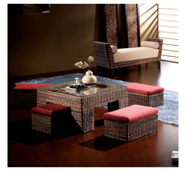 WATER HYACINTH COFFEE SET