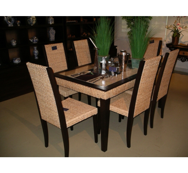WATER HYACINTH DINING SET