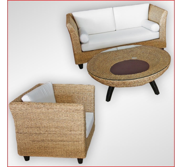 WATER HYACINTH SOFA SET 