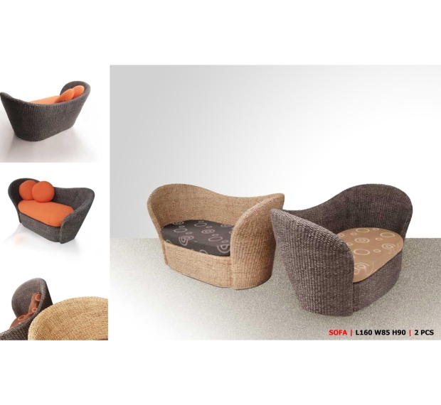WATER HYACINTH SOFA SET 